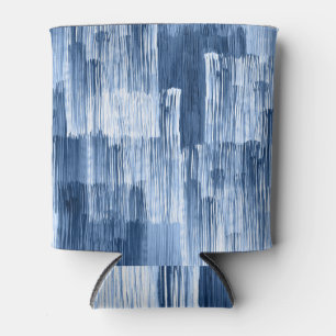 Porta-lata Stripes de Cor da Água Azul: Padrão Geométrico