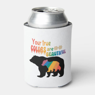 Porta-lata Suas Verdadeiras Cores São Bonitas - Urso Silhueta