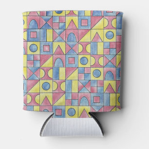 Porta-lata Sudoku Um - Arte Geométrica Bauhaus Minimalista Mo