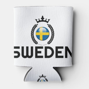 Porta-lata Suecia, bandeira sueca, país Suecia, bandeira Sue