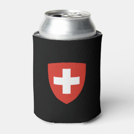 Porta-lata Suíça Crest Can Cooler Schweizer Wappen-Dosenkühl