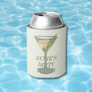 Porta-lata Suja trinta martini 30 aquarela pode resfriar