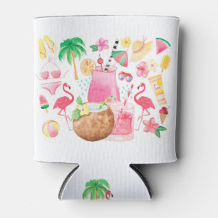 Porta-lata Summer Fun Beach Lover Cooler