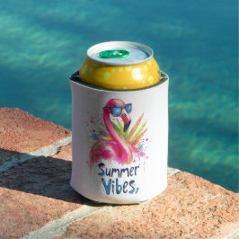 Porta-lata Summer Vibes e Flamingo Can Freser