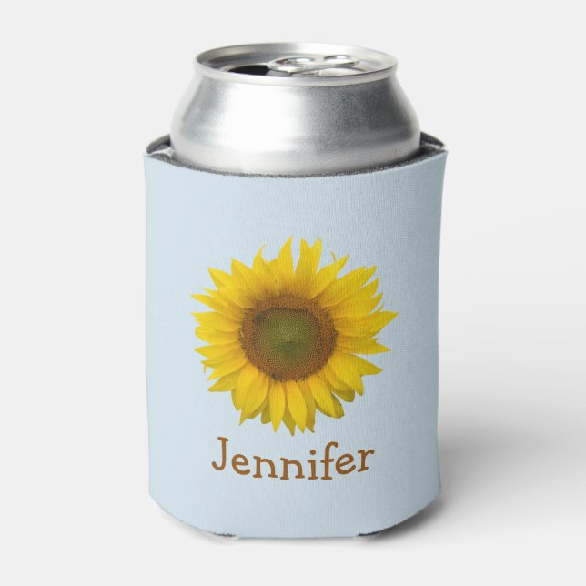 Porta-lata Sunflower Can Cooler (Can Front)