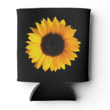 Sunflower Can Cooler
