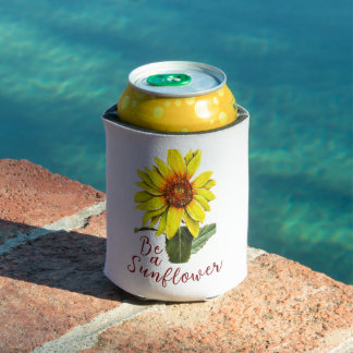 Porta-lata Sunflower Can Cooler