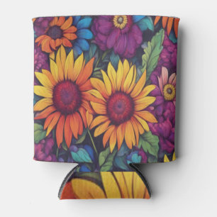 Porta-lata Sunflower Floral nº 212 - Can Coolers