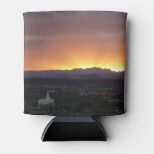 Porta-lata Sunrise sobre Ruas. George Utah Landscape