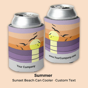 Porta-lata Sunset Beach - Summer Event - Branded