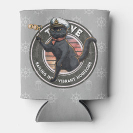 Porta-lata Sunset de Gato Negro: Uma Viagem para prosperar