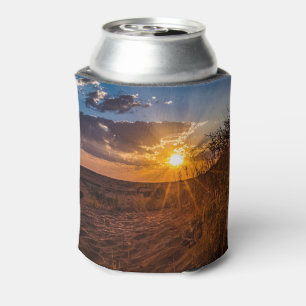 Porta-lata Sunset no deserto de Kalahari, Namíbia
