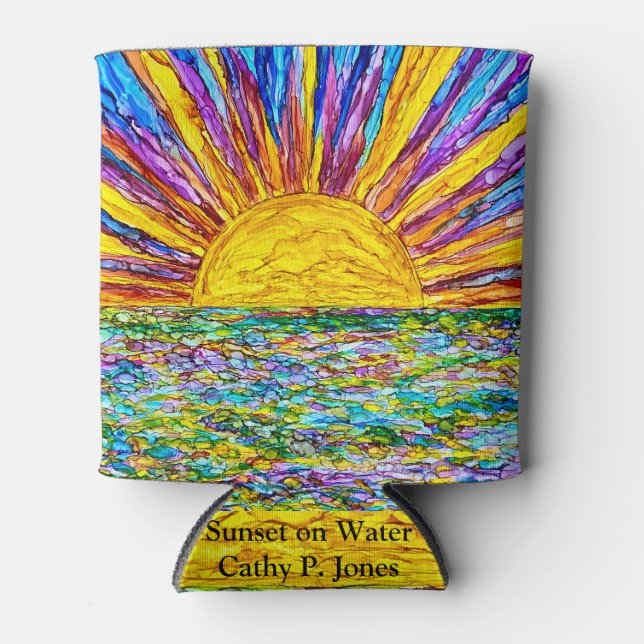 Porta-lata Sunset on The Water Cooler (Frente)