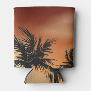 Porta-lata Sunset Palm Trees Praia Verão
