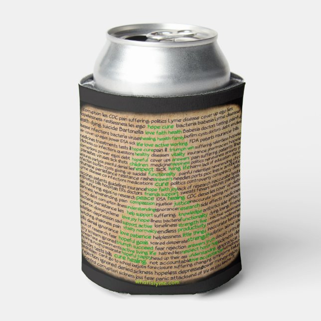 Porta-lata Suporte para Bebidas Conscientização Sentimentos D (Can Front)