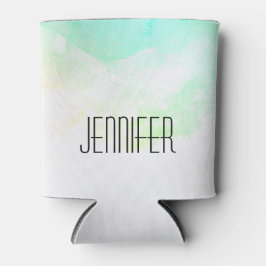 Porta-lata Suportes de Abstrato verde e azul modernos