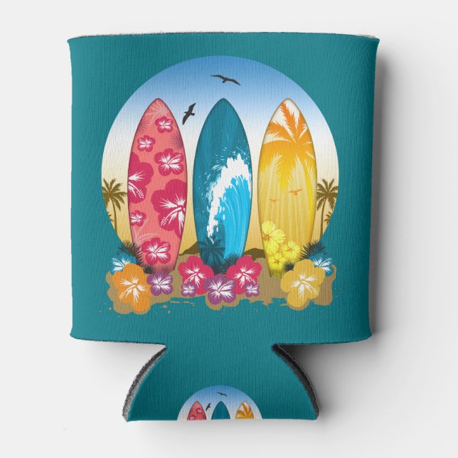 Porta-lata Surfboard Beach (Frente)