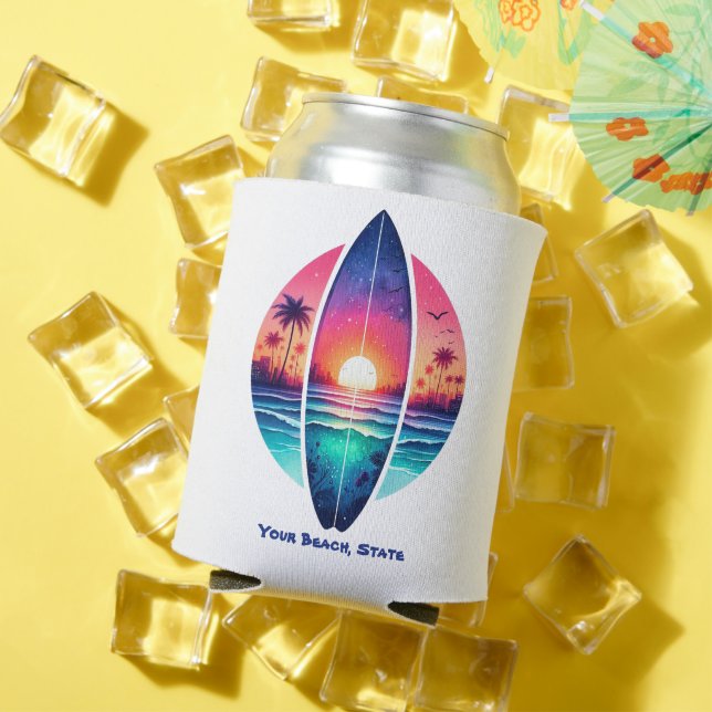 Porta-lata Surfboard no Sunset (Verão in situ)