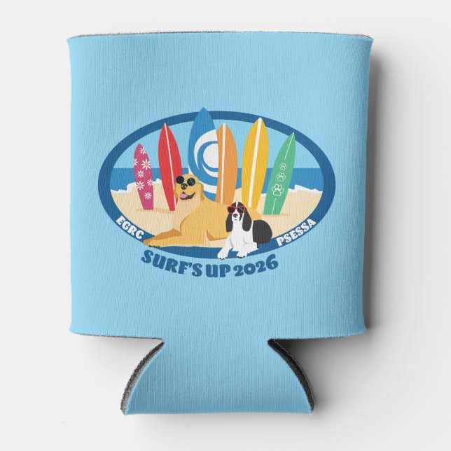 Porta-lata Surfs Up 2026 Can Coozie (Frente)