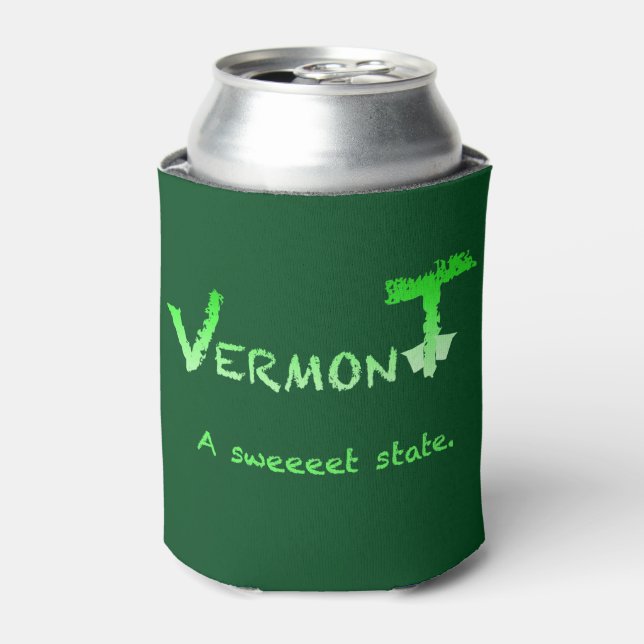 Porta-lata Sweet Vermont Can Cooler (Can Front)
