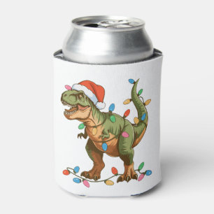 Porta-lata T-Rex de Natal Dinossauro Xmas Dino Tiranossauro