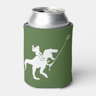 Porta-lata T-rex e selfie de pau patudo