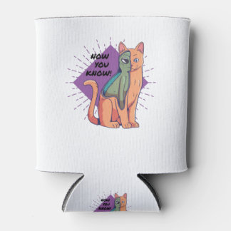 Porta-lata T-Shirt Clássico de Design de Gato de alienígena