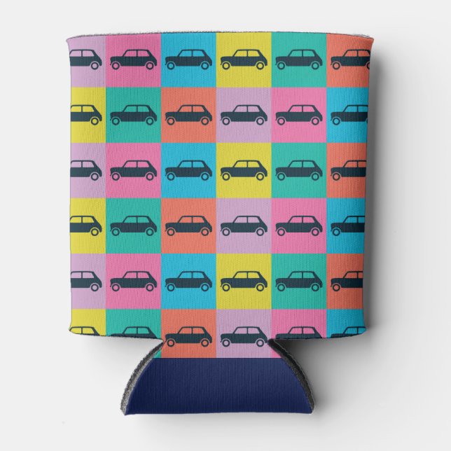 Porta-lata Tabuleiro de Verificação Funky para Mini Cooper (Frente)