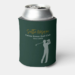 Porta-lata Taco Clube Verde   Homem Jogando Golfe