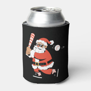 Porta-lata Taco de beisebol do Papai Noel do Natal Cane Slugg