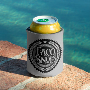 Porta-lata Taco Snob - amante engraçado do taco