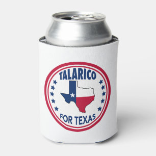 Porta-lata Talarico para Eleição Patriótica do Texas