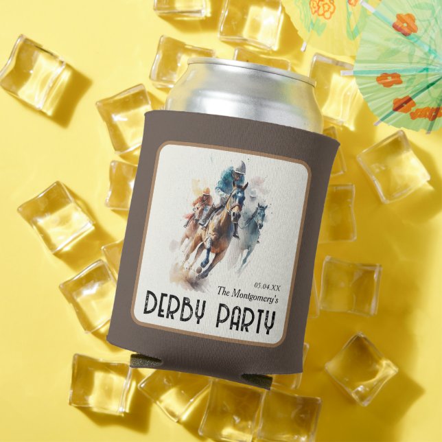 Porta-lata Talk Derby to Me Racehorse Brown (Verão in situ)