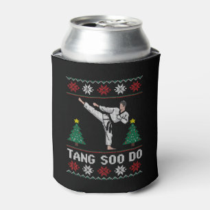 Porta-lata Tang Soo Do Natal Suéter Feio Artes Marciais