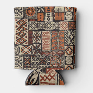 Porta-lata Tapa Havaiana: Patchwork Tribal