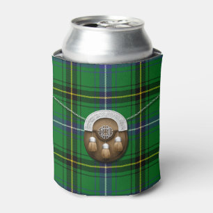 Porta-lata Tartan e Sporran de Henderson do clã