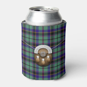 Porta-lata Tartan e Sporran de Stevenson do clã