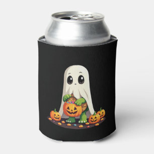 Porta-lata Tartaruga Fantasma de Halloween Fofa com Doce (6)
