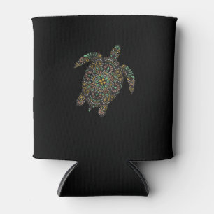 Porta-lata Tartaruga marinha havaiana tribal