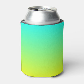 Porta-lata taruga-verde limão amarelo-limão colorida
