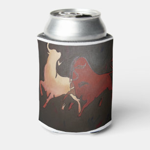 Porta-lata Taurean Bulls Animal Art