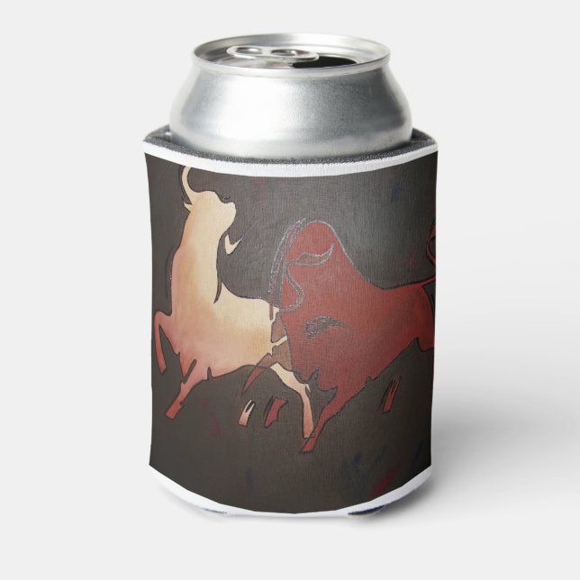 Porta-lata Taurean Bulls Animal Art (Can Back)
