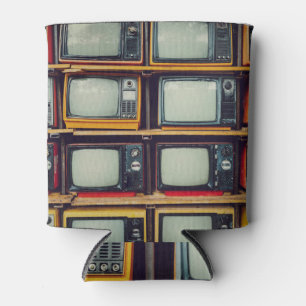 Porta-lata Tela Antiga do Vazio de Televisão Retro