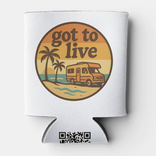 Porta-lata Tem Que Beber Mais Cooler Ao Vivo (Frente)