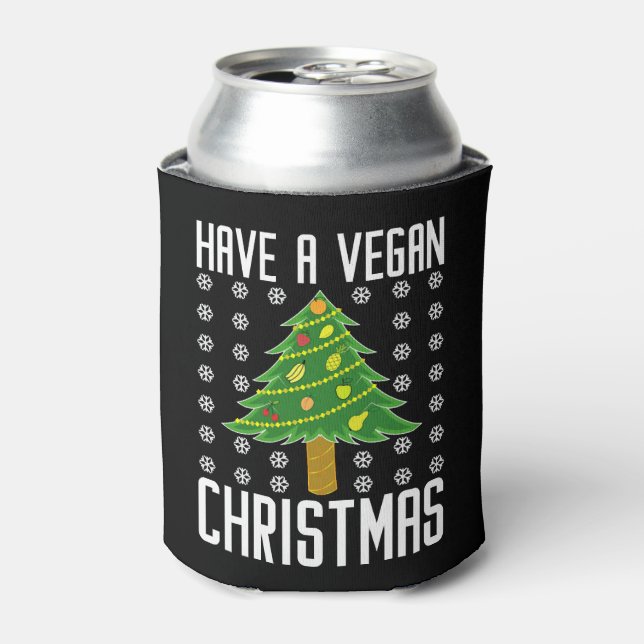 Porta-lata tem um natal vegano (Can Front)