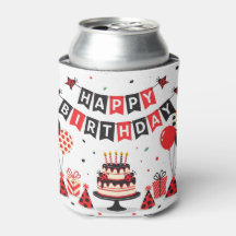 Tema de aniversário feliz da joaninha fofa