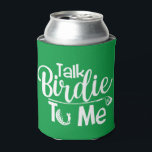 Porta-lata Tema de Golfe Personalizado - Piada de Golfe Diver<br><div class="desc">Protetor de lata de cerveja personalizado com piada de golfe. Protetor de lata de limonada ou refrigerante para Pepsi, Coca-Cola e outras bebidas. Brincadeira engraçada com "fale coisas sujas" para mim. Impressão hilária "fale coisas sujas para mim" com gráfico de bola de golfe, golfista e taco de golfe. Camisa de...</div>