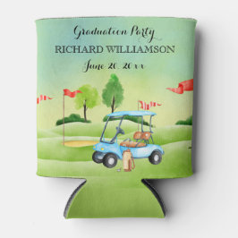 Porta-lata tema Golfe festa de formatura