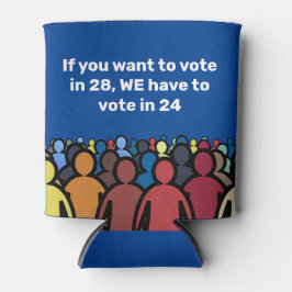 Porta-lata Temos de votar em 24