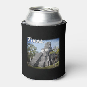 Porta-lata Templo de Ruínas Tikais da Guatemala